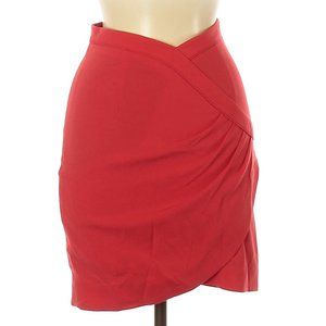 Anthropologie Leifsdottir Womens Red Tulip Skirt
